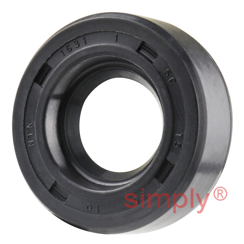 15x30x10mm Nitrile Rubber Single Lip Rotary Shaft Oil Seal with Garter Spring SC / R21