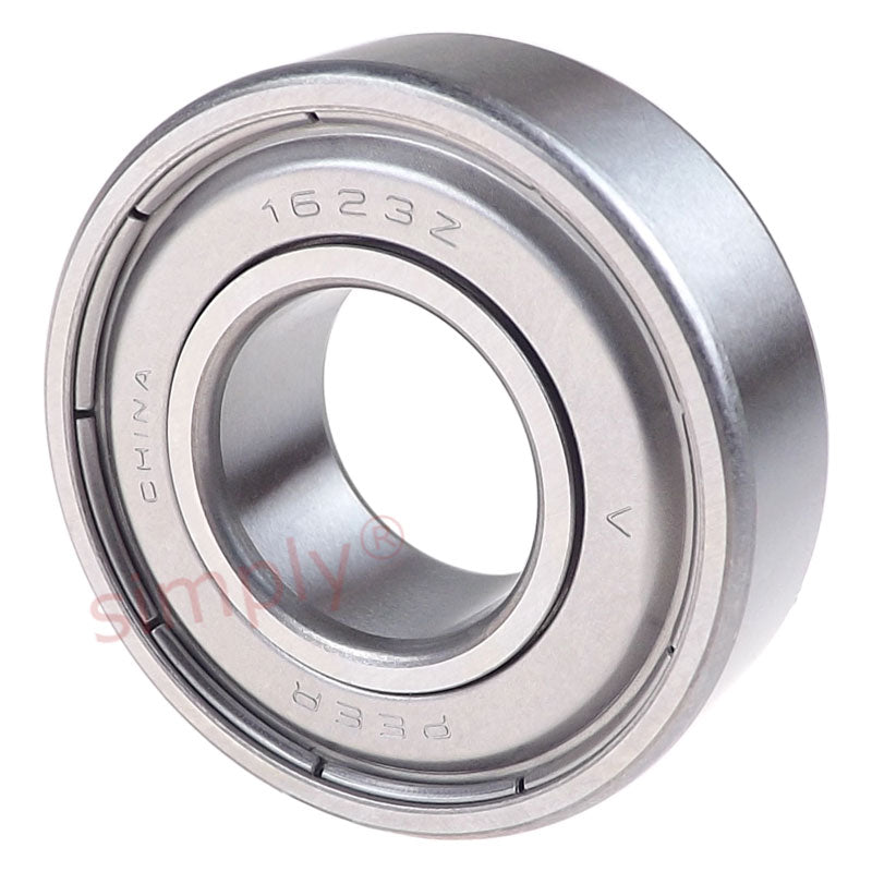 Major Branded 1623ZZ Metal Shielded Deep Groove Ball Bearing 0.625x1.375x0.4375 inch