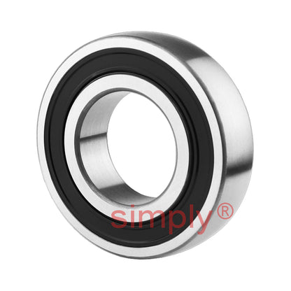 Budget 17262112RS Spherical Outside Dia Deep Groove Ball Bearing 55x100x21mm