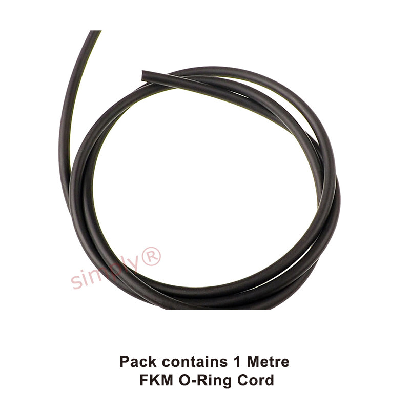 1/16mm Section FKM 75 Shore O-Ring Cord