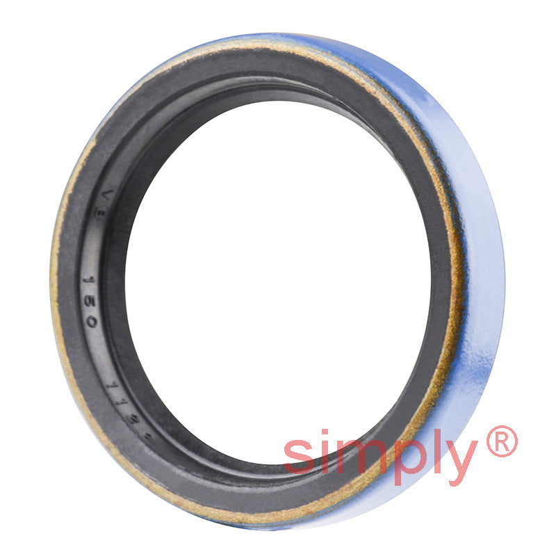 1.12x1.5x0.25 inch Metal Cased Nitrile Rubber Rotary Shaft Oil Seal Springless Design VB Style