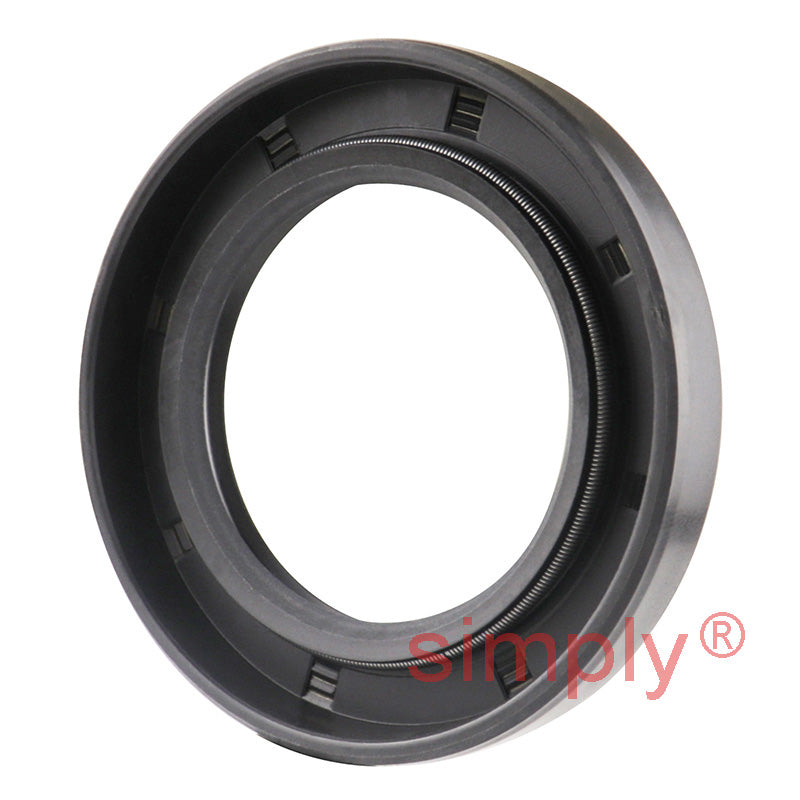 1.12x1.75x0.25 inch Nitrile Rubber Double Lip Rotary Shaft Oil Seal with Garter Spring R23 / TC Style