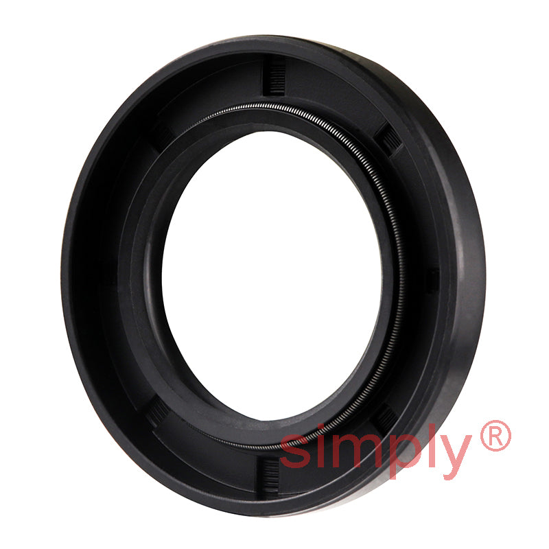 1.12x1.78x0.25 inch Nitrile Rubber Double Lip Rotary Shaft Oil Seal with Garter Spring R23 / TC Style