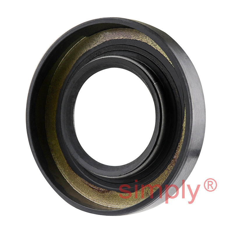 1.12x2.12x0.37 inch Nitrile Rubber Single Lip Rotary Shaft Oil Seal with Garter Spring R21 / SC