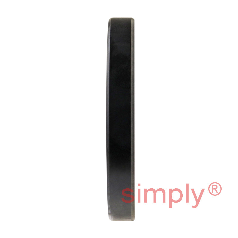 1.12x2.43x0.31 inch Nitrile Rubber Double Lip Rotary Shaft Oil Seal with Garter Spring R23 / TC Style