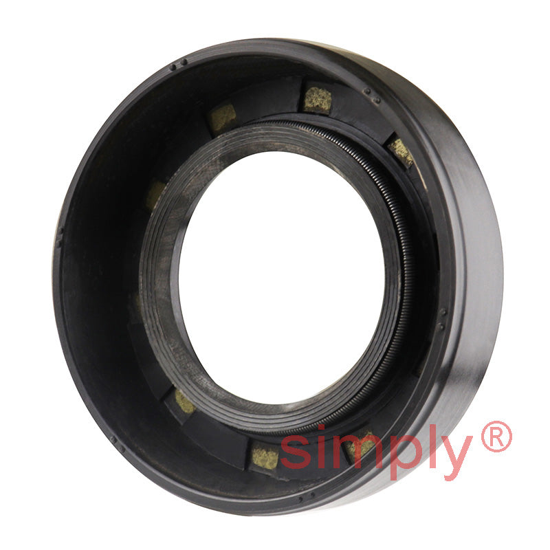 1.12x2x0.5 inch Nitrile Rubber Single Lip Rotary Shaft Oil Seal with Garter Spring R21 / SC Style