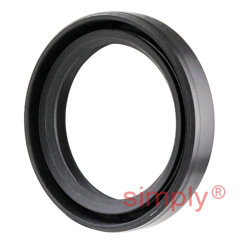 1.25x1.68x0.31 inch Nitrile Rubber Double Lip Rotary Shaft Oil Seal with Garter Spring R23 / TC Style