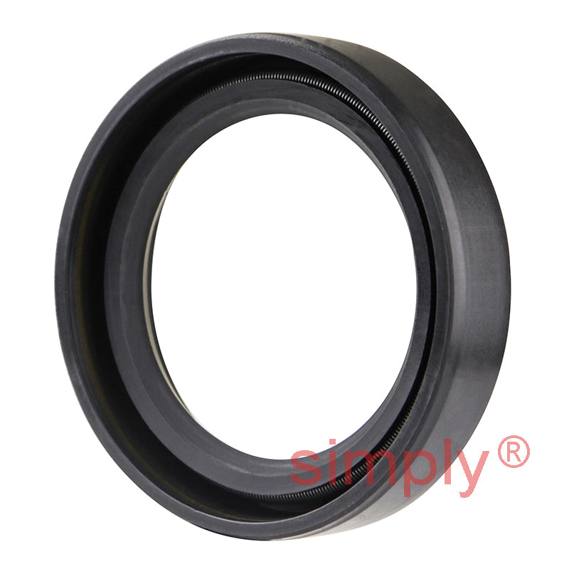1.25x1.68x0.37 inch Nitrile Rubber Single Lip Rotary Shaft Oil Seal with Garter Spring R21 / SC