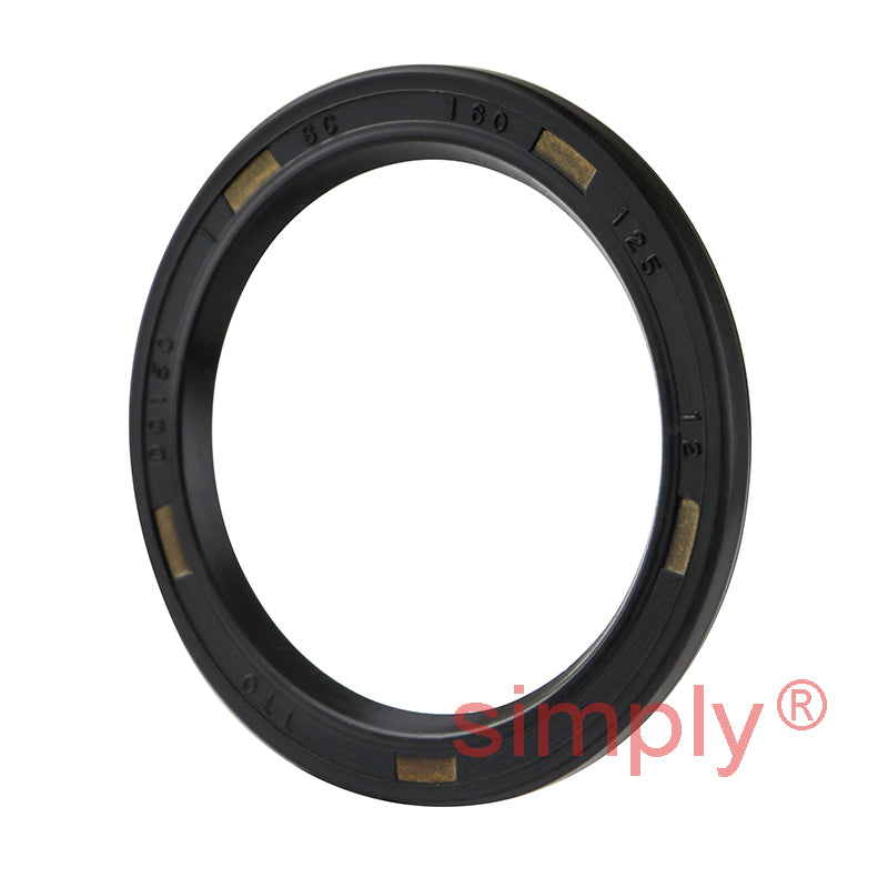 1.25x1.6x0.12 inch Nitrile Rubber Single Lip Rotary Shaft Oil Seal R21 / SC