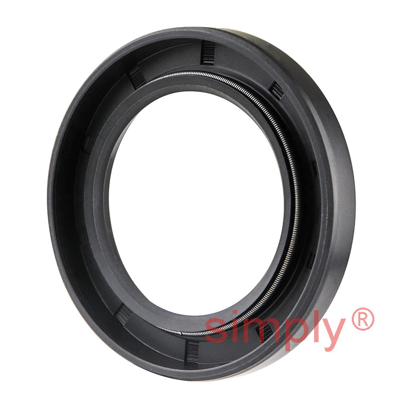 1.25x1.87x0.25 inch Nitrile Rubber Single Lip Rotary Shaft Oil Seal with Garter Spring R21 / SC
