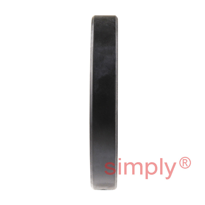 1.25x2.5x0.37 inch Nitrile Rubber Single Lip Rotary Shaft Oil Seal with Garter Spring R21 / SC