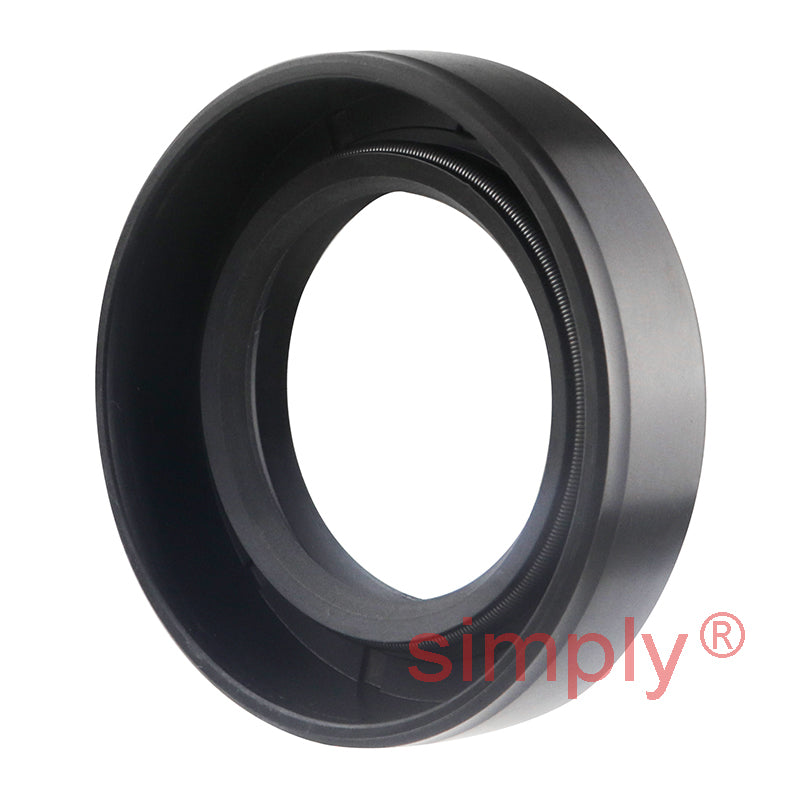 1.25x2x0.5 inch Nitrile Rubber Double Lip Rotary Shaft Oil Seal with Garter Spring R23 / TC Style