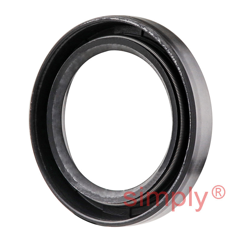 1.31x1.87x0.31 inch Nitrile Rubber Single Lip Rotary Shaft Oil Seal with Garter Spring R21 / SC