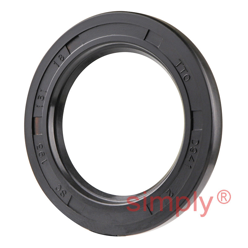 1.31x1.93x0.18 inch Nitrile Rubber Single Lip Rotary Shaft Oil Seal R21 / SC