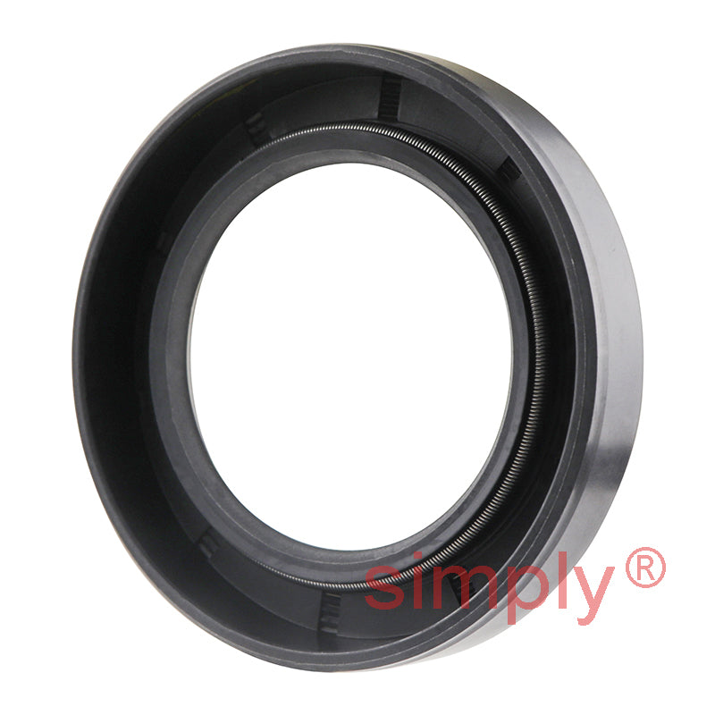 1.37x2.12x0.37 inch Nitrile Rubber Single Lip Rotary Shaft Oil Seal with Garter Spring R21 / SC