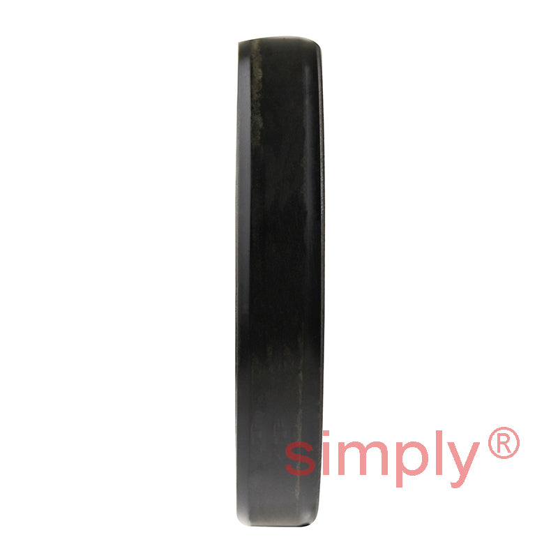 1.37x2.25x0.37 inch Nitrile Rubber Single Lip Rotary Shaft Oil Seal with Garter Spring R21 / SC
