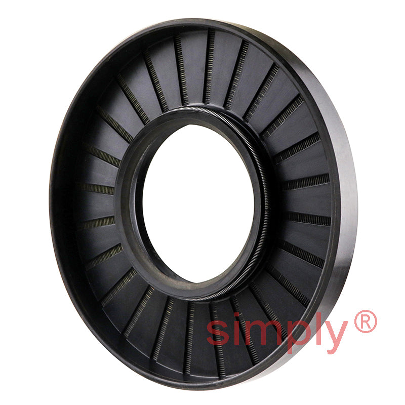 1.37x2.31x0.43 inch Nitrile Rubber Single Lip Rotary Shaft Oil Seal with Garter Spring R21 / SC