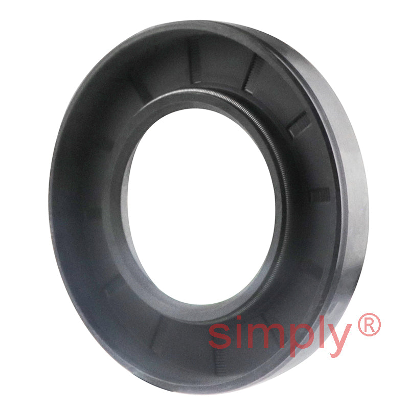 1.37x2.5x0.37 inch Nitrile Rubber Single Lip Rotary Shaft Oil Seal with Garter Spring R21 / SC