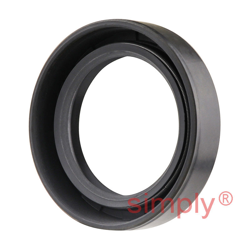 1.37x2x0.43 inch Nitrile Rubber Double Lip Rotary Shaft Oil Seal with Garter Spring R23 / TC Style