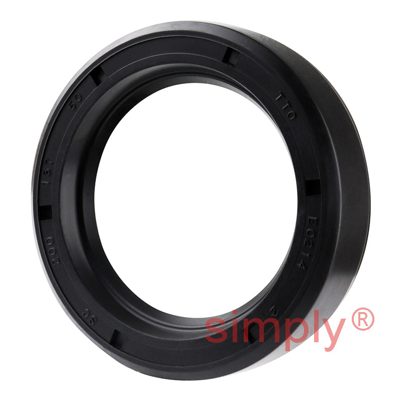 1.37x2x0.5 inch Nitrile Rubber Single Lip Rotary Shaft Oil Seal with Garter Spring R21 / SC Style