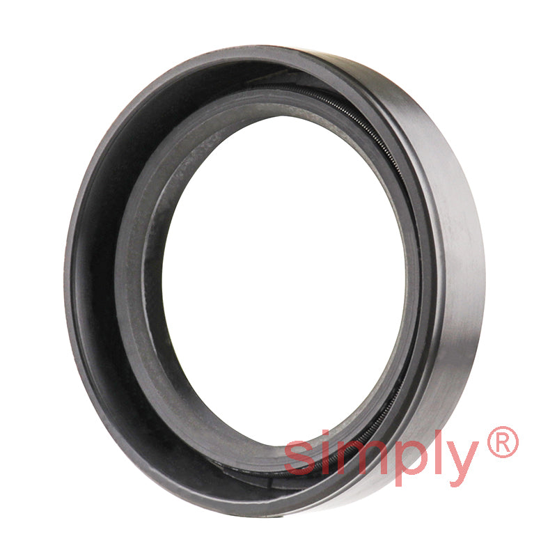 1.56x2.12x0.43 inch Nitrile Rubber Double Lip Rotary Shaft Oil Seal with Garter Spring R23 / TC Style