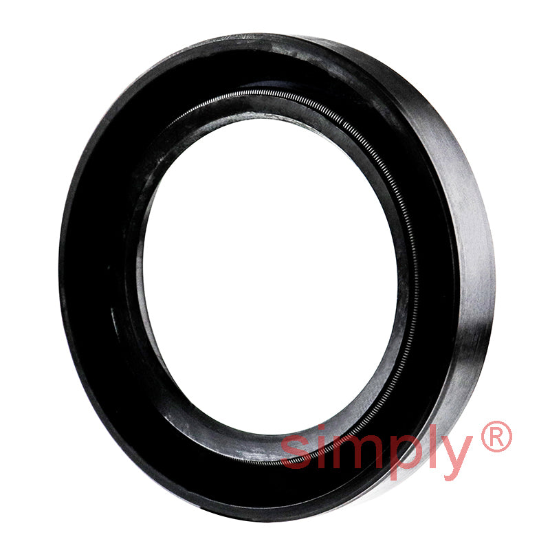 1.56x2.25x0.37 inch Nitrile Rubber Single Lip Rotary Shaft Oil Seal with Garter Spring R21 / SC