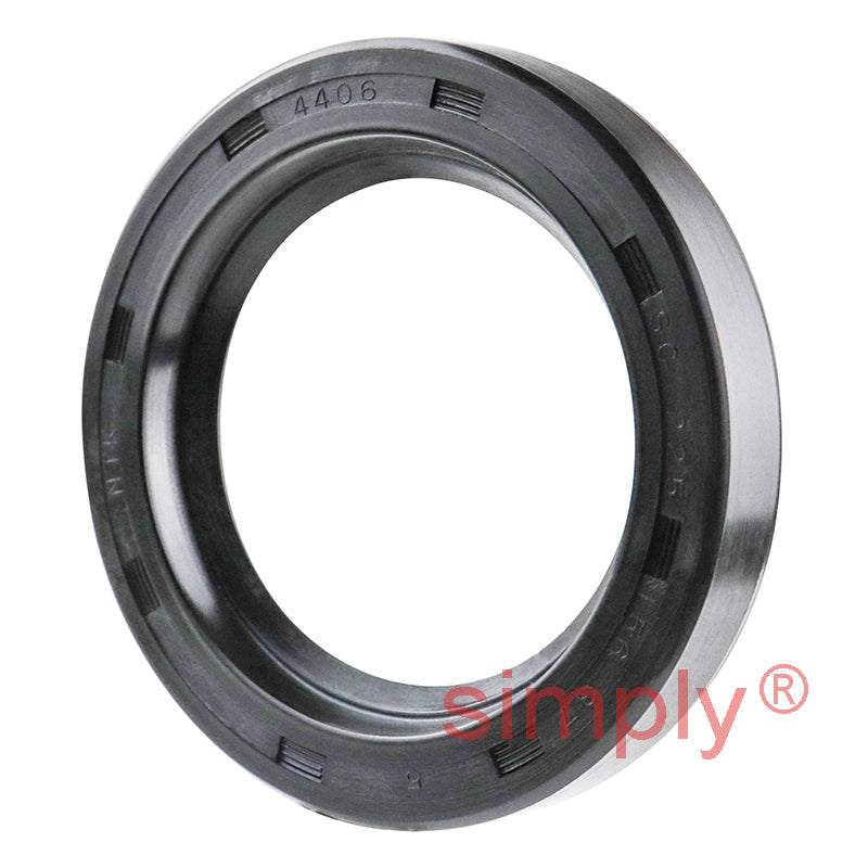 1.56x2.25x0.37 inch Nitrile Rubber Single Lip Rotary Shaft Oil Seal with Garter Spring R21 / SC
