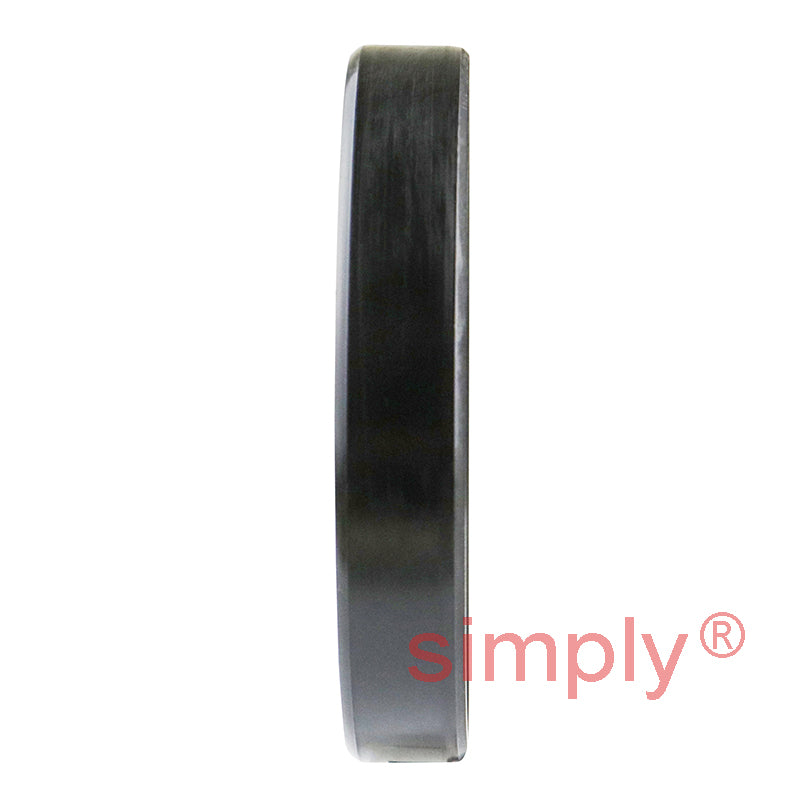 1.56x2.25x0.37 inch Nitrile Rubber Single Lip Rotary Shaft Oil Seal with Garter Spring R21 / SC