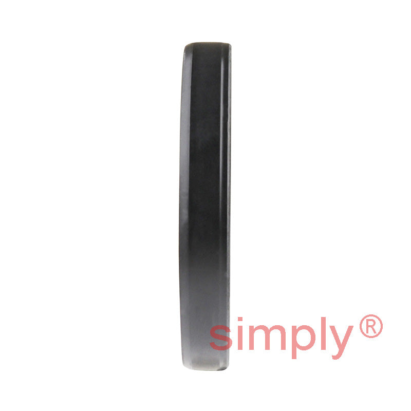 1.56x2.68x0.37 inch Nitrile Rubber Double Lip Rotary Shaft Oil Seal with Garter Spring R23 / TC Style