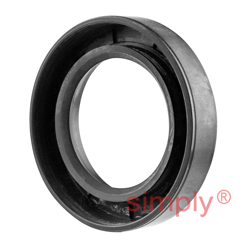 1.5x2.37x0.5 inch Nitrile Rubber Single Lip Rotary Shaft Oil Seal with Garter Spring R21 / SC Style