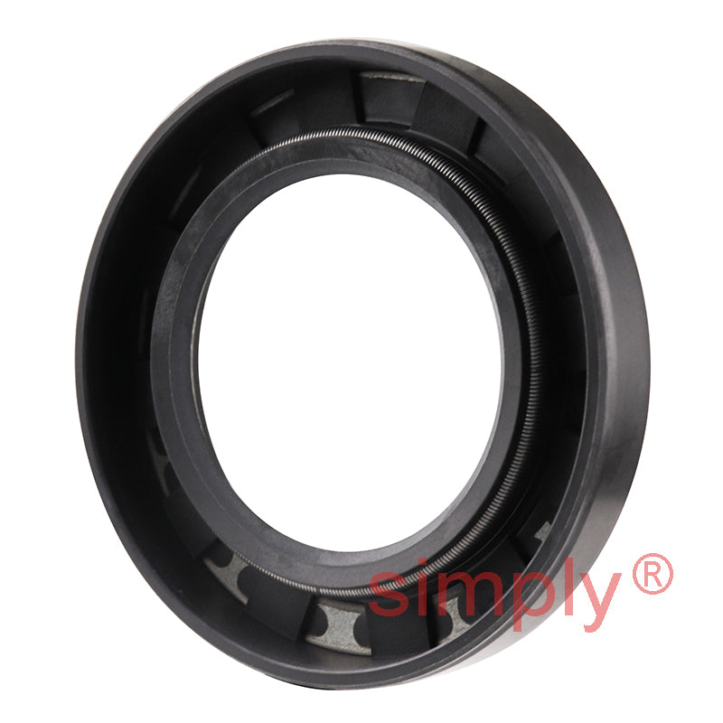 1.5x2.43x0.37 inch Nitrile Rubber Single Lip Rotary Shaft Oil Seal with Garter Spring R21 / SC