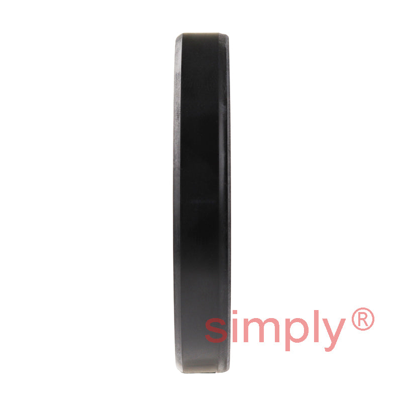 1.5x2.43x0.37 inch Nitrile Rubber Single Lip Rotary Shaft Oil Seal with Garter Spring R21 / SC