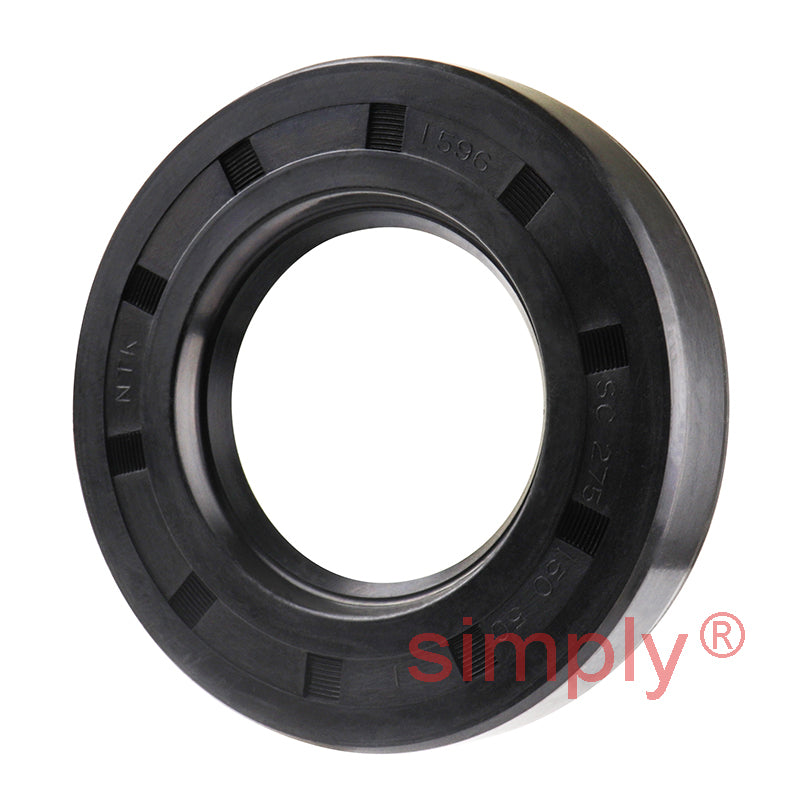 1.5x2.75x0.5 inch Nitrile Rubber Single Lip Rotary Shaft Oil Seal with Garter Spring R21 / SC Style