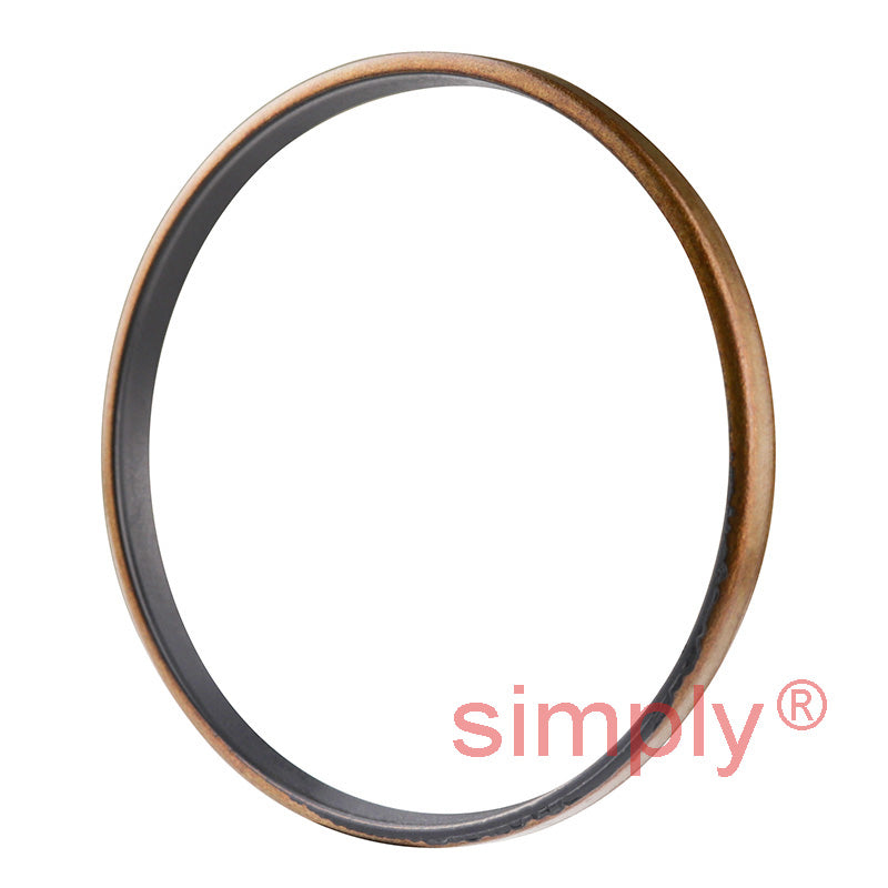 1.62x1.75x0.12 inch Metal Cased Nitrile Rubber Rotary Shaft Oil Seal Springless Design VB Style