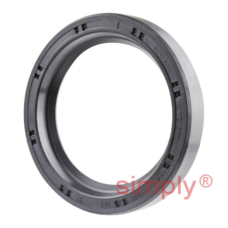 1.62x2.18x0.37 inch Nitrile Rubber Single Lip Rotary Shaft Oil Seal with Garter Spring R21 / SC