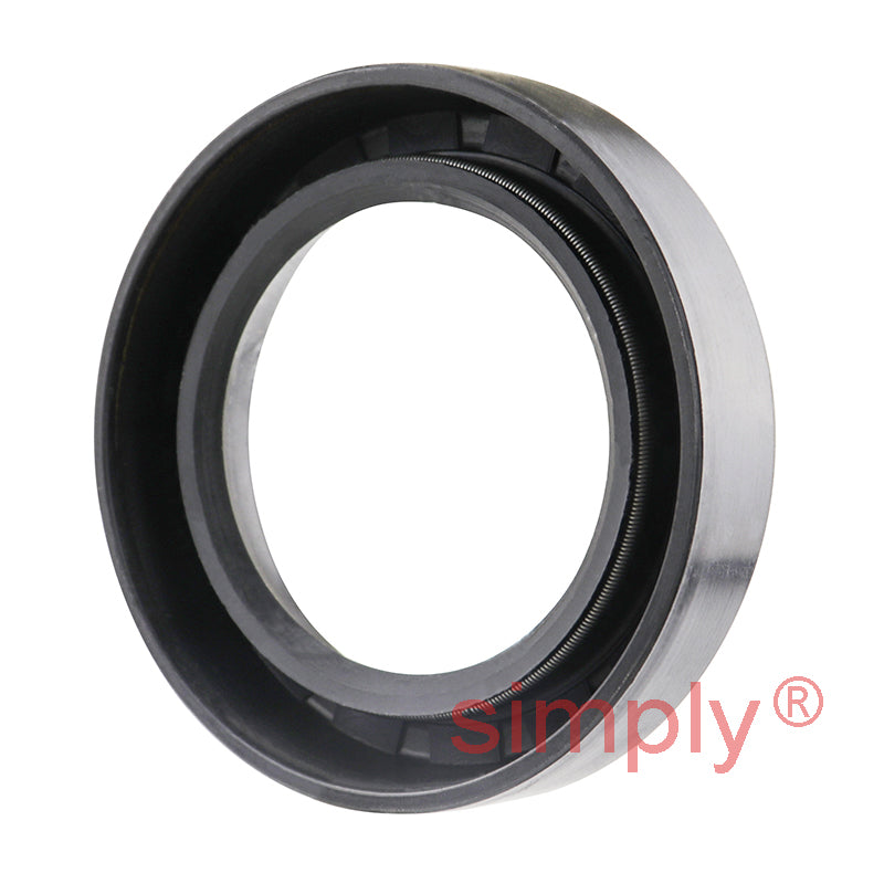 1.62x2.43x0.5 inch Nitrile Rubber Single Lip Rotary Shaft Oil Seal with Garter Spring R21 / SC Style