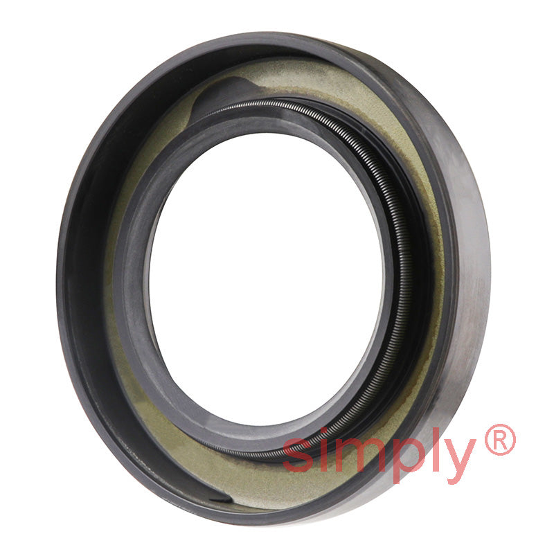1.62x2.56x0.37 inch Nitrile Rubber Single Lip Rotary Shaft Oil Seal with Garter Spring R21 / SC Style