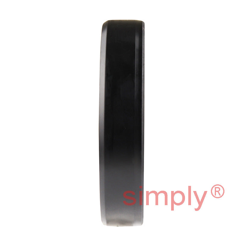 1.62x2.5x0.5 inch Nitrile Rubber Double Lip Rotary Shaft Oil Seal with Garter Spring R23 / TC Style