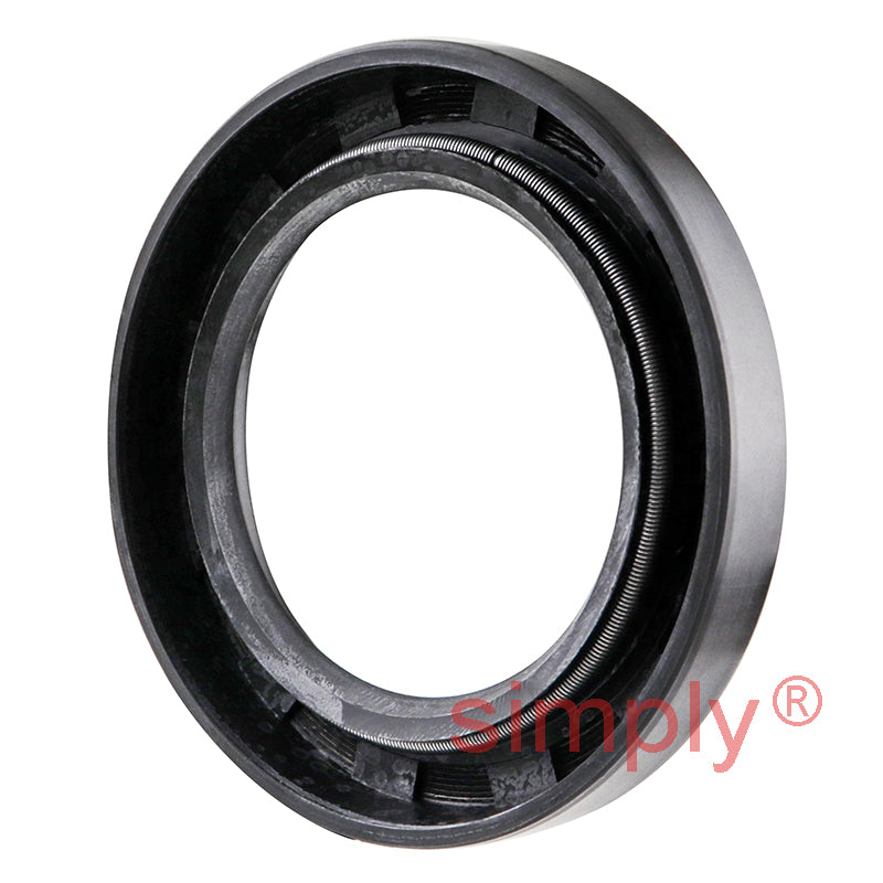 1.75x2.62x0.37 inch Nitrile Rubber Single Lip Rotary Shaft Oil Seal with Garter Spring R21 / SC