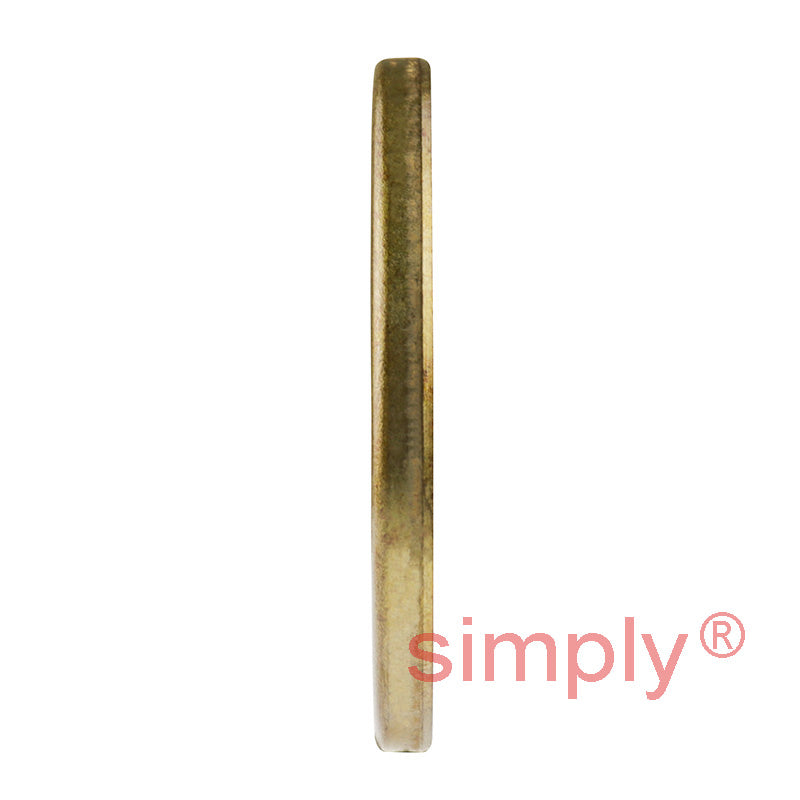 1.75x2.25x0.18 inch Metal Cased Nitrile Rubber Rotary Shaft Oil Seal Springless Design VB Style