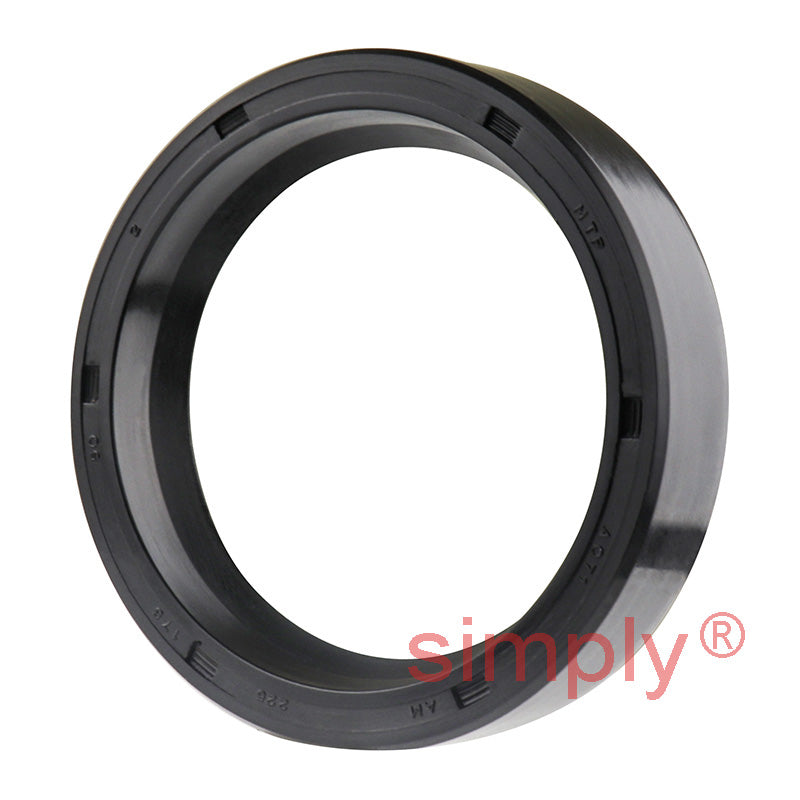 1.75x2.25x0.5 inch Nitrile Rubber Single Lip Rotary Shaft Oil Seal with Garter Spring R21 / SC
