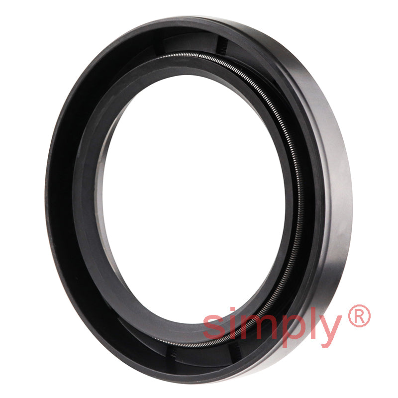 1.75x2.5x0.37 inch Nitrile Rubber Single Lip Rotary Shaft Oil Seal with Garter Spring R21 / SC