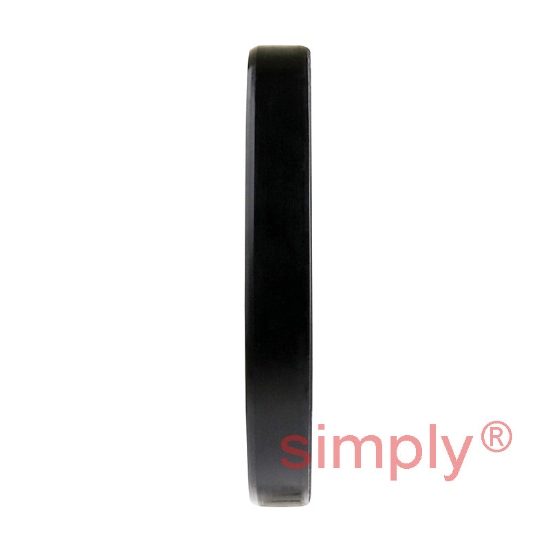 1.75x2.81x0.37 inch Nitrile Rubber Single Lip Rotary Shaft Oil Seal with Garter Spring R21 / SC