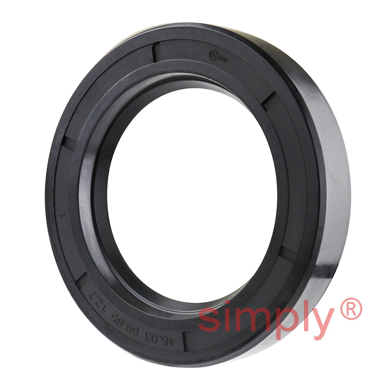 1.81x2.75x0.5 inch Nitrile Rubber Single Lip Rotary Shaft Oil Seal with Garter Spring R21 / SC Style