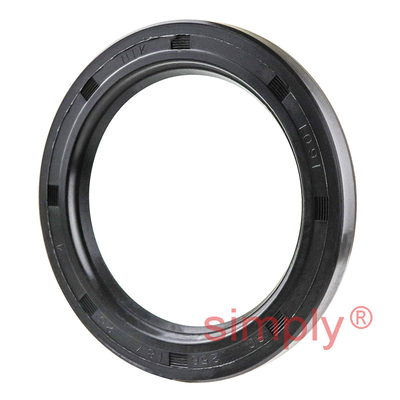 1.87x2.56x0.25 inch Nitrile Rubber Single Lip Rotary Shaft Oil Seal with Garter Spring R21 / SC Style
