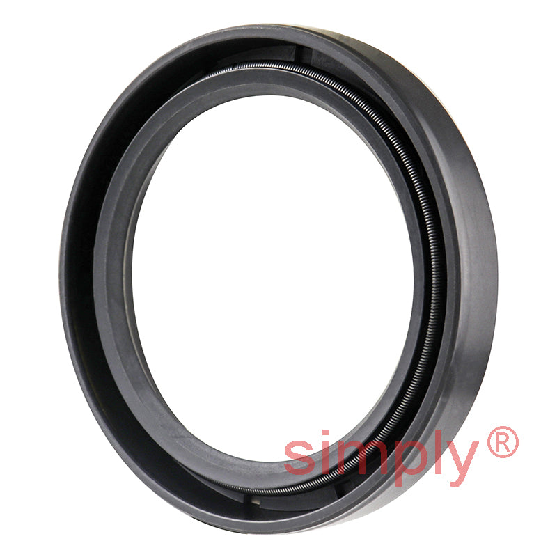 1.87x2.5x0.37 inch Nitrile Rubber Single Lip Rotary Shaft Oil Seal with Garter Spring R21 / SC