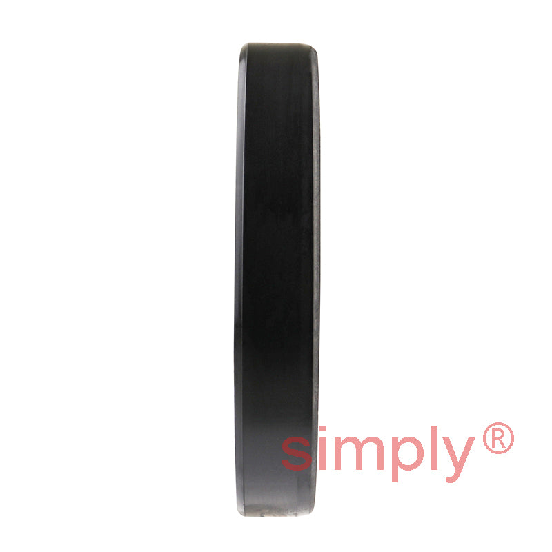 1.87x3.18x0.5 inch Nitrile Rubber Single Lip Rotary Shaft Oil Seal with Garter Spring R21 / SC