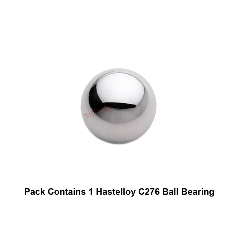 3/8 inch Diameter Hastelloy C276 Ball - Allow 1-2 Days