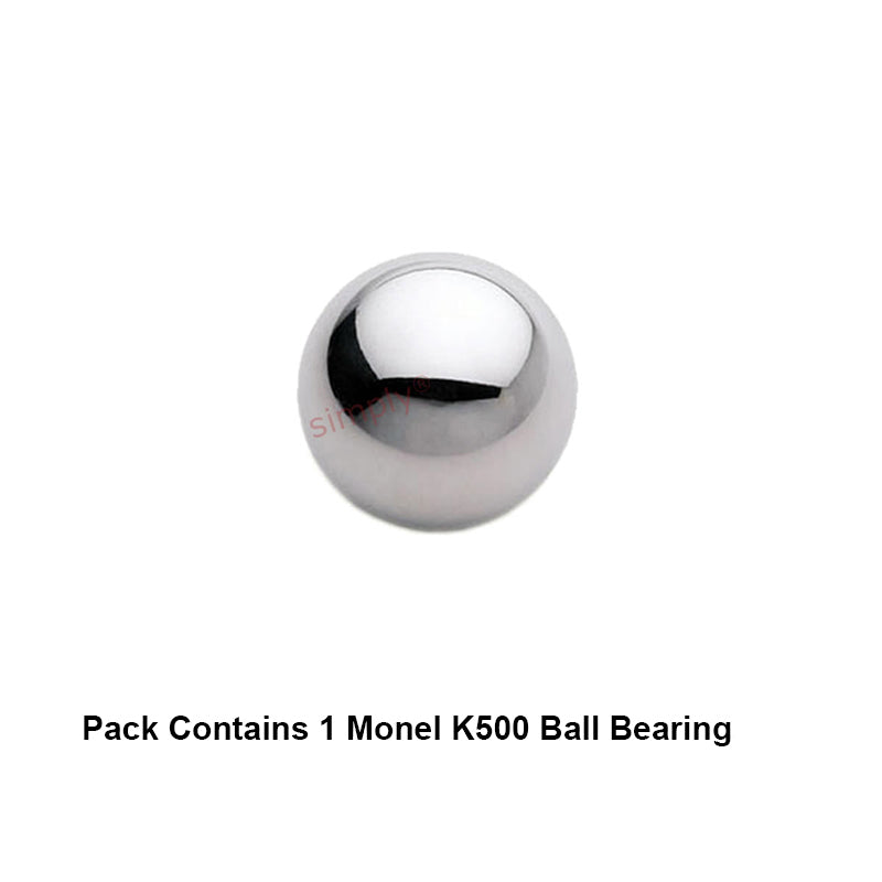 3mm Diameter Monel K500 Ball - Allow 1-2 Days