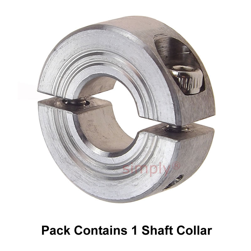 CADB16ST Stainless Steel Double Split Shaft Collar 16x34x13mm with Clamp Bolt
